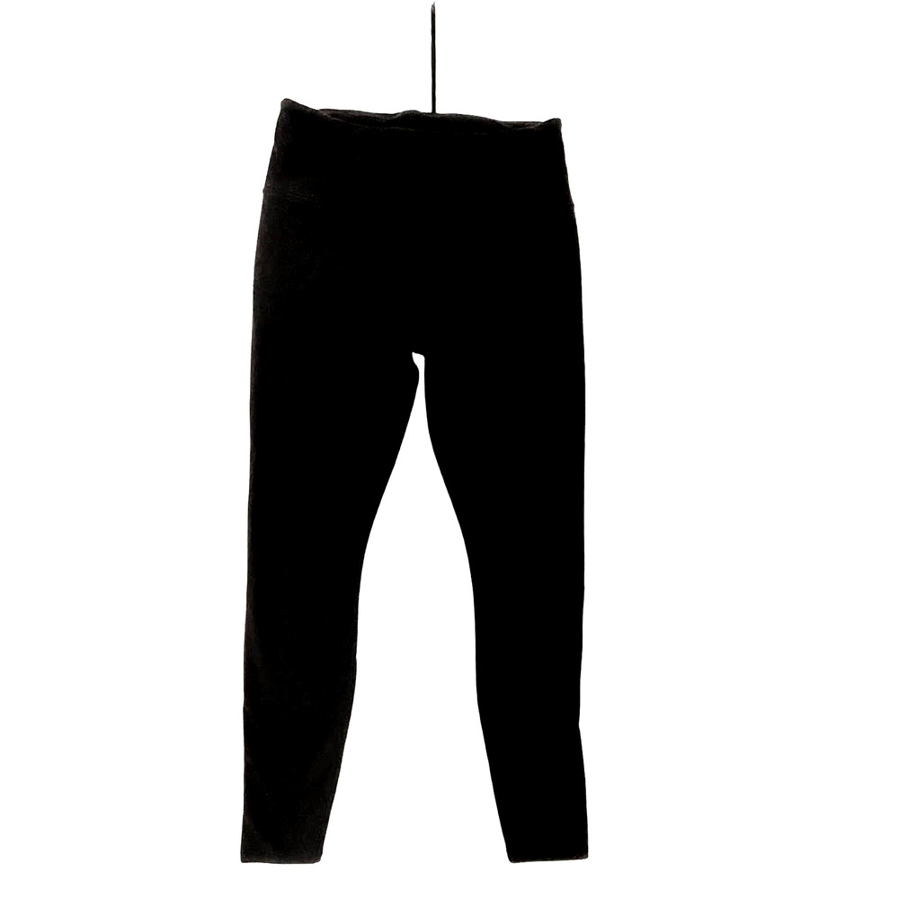 Women’s Athleta Ankle Leggings Black with Drawstring and Key Pocket Size Small
